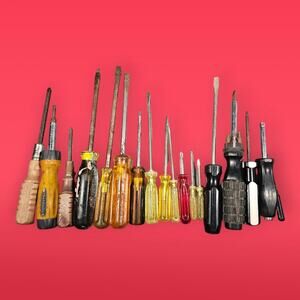 Bundle Screwdriver Set 18 Piece Assorted Sizes Assorted Brands